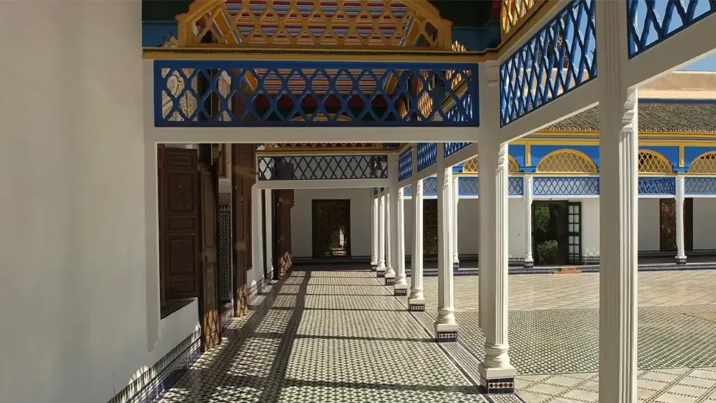 Bahia Palace grand courtyard